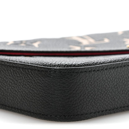 Louis Vuitton Empreinte Monogram Giant Felicie Pochette Black Beige 9 of 11