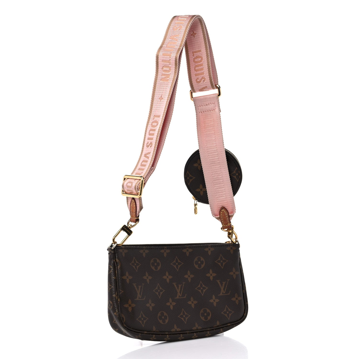 Louis Vuitton Monogram Multi Pochette Accessories Large Pochette Rose Clair 3 of 17