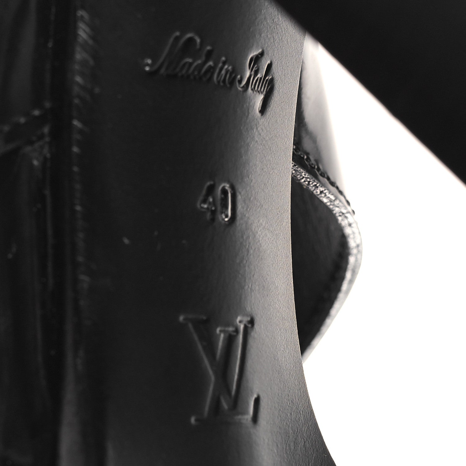 Louis Vuitton LOUIS VUITTON Patent Calfskin Monogram Star Trail Sandal 40 Black 7 of 9
