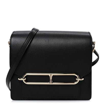 Hermes Evergrain Mini Sac Roulis Black 1 of 9