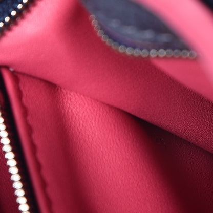 Louis Vuitton Taurillon Capucines BB Cobalt Fuchsia 8 of 9