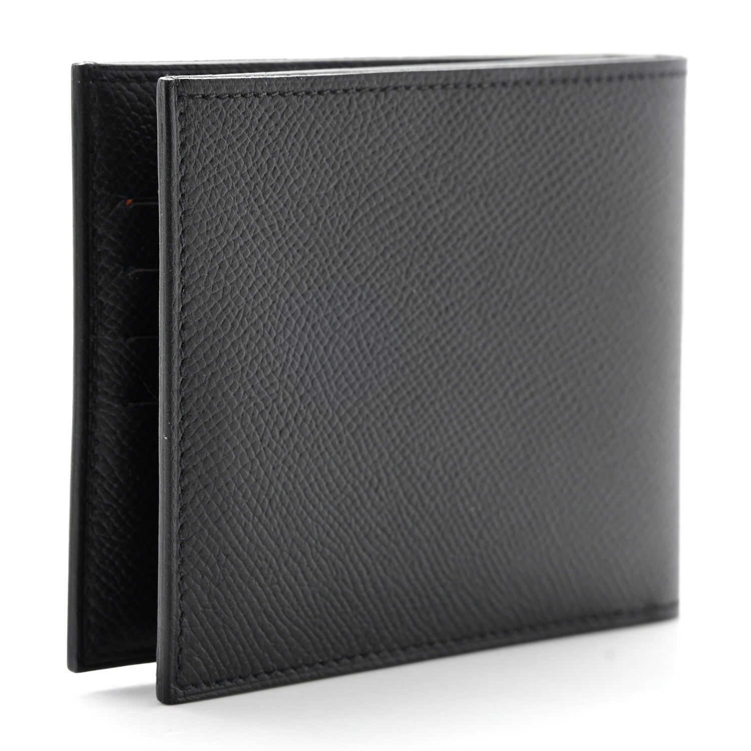 Hermes Epsom Citizen Twill Compact Wallet Black 3 of 10