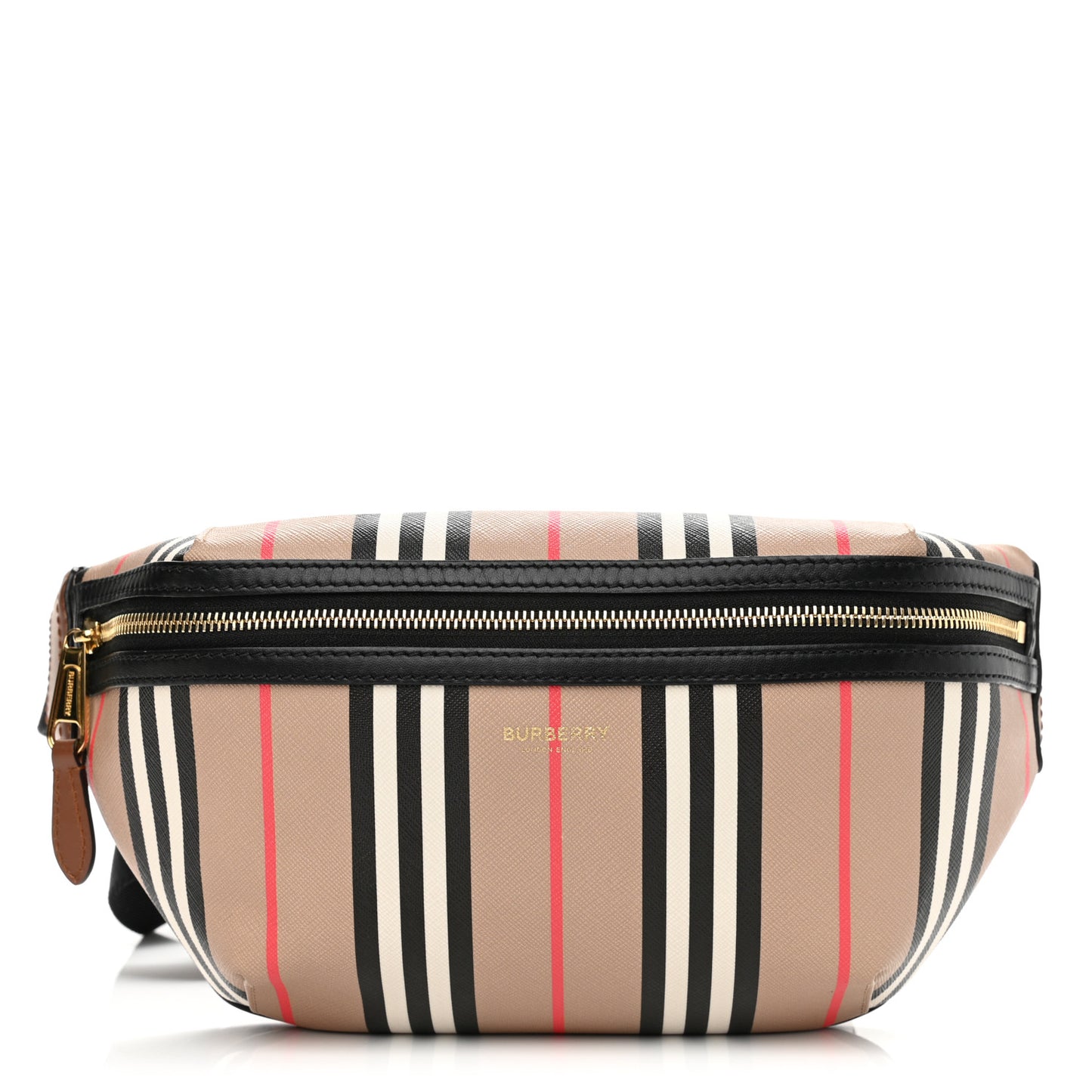 E-Canvas Icon Stripe Sonny Bum Bag Archive Beige
