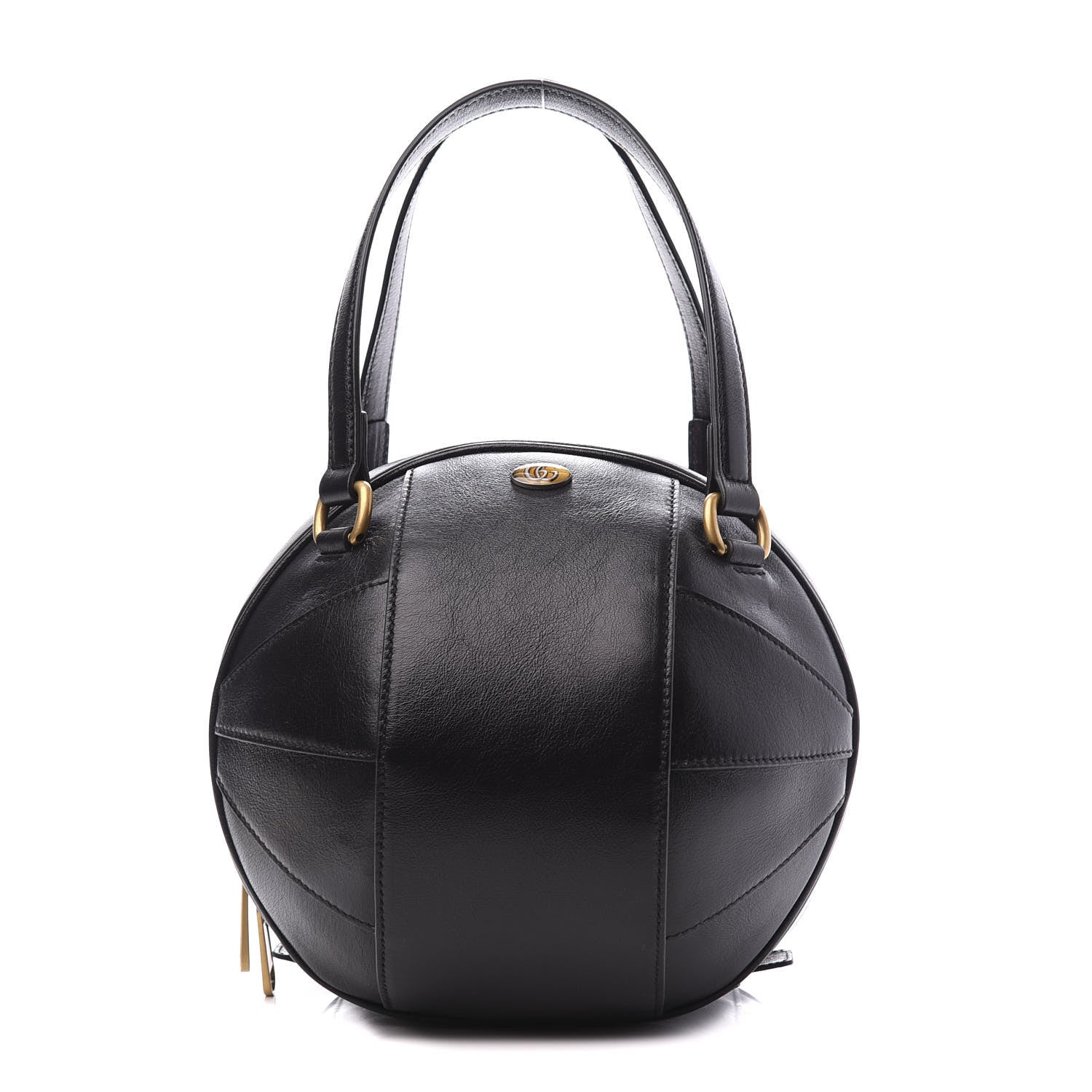 Gucci Piuma Lux Energy Tifosa Basketball Shaped Shoulder Bag Black 1 of 10