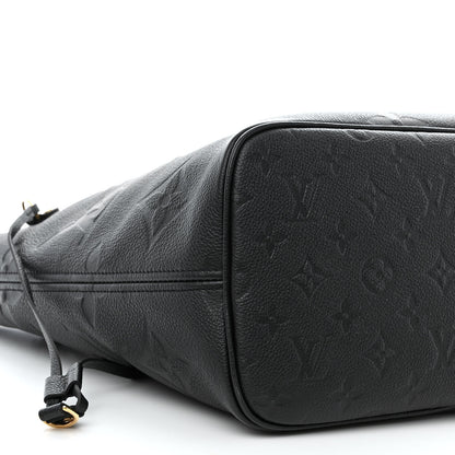 Louis Vuitton Empreinte Monogram Giant Neverfull MM Black 10 of 11