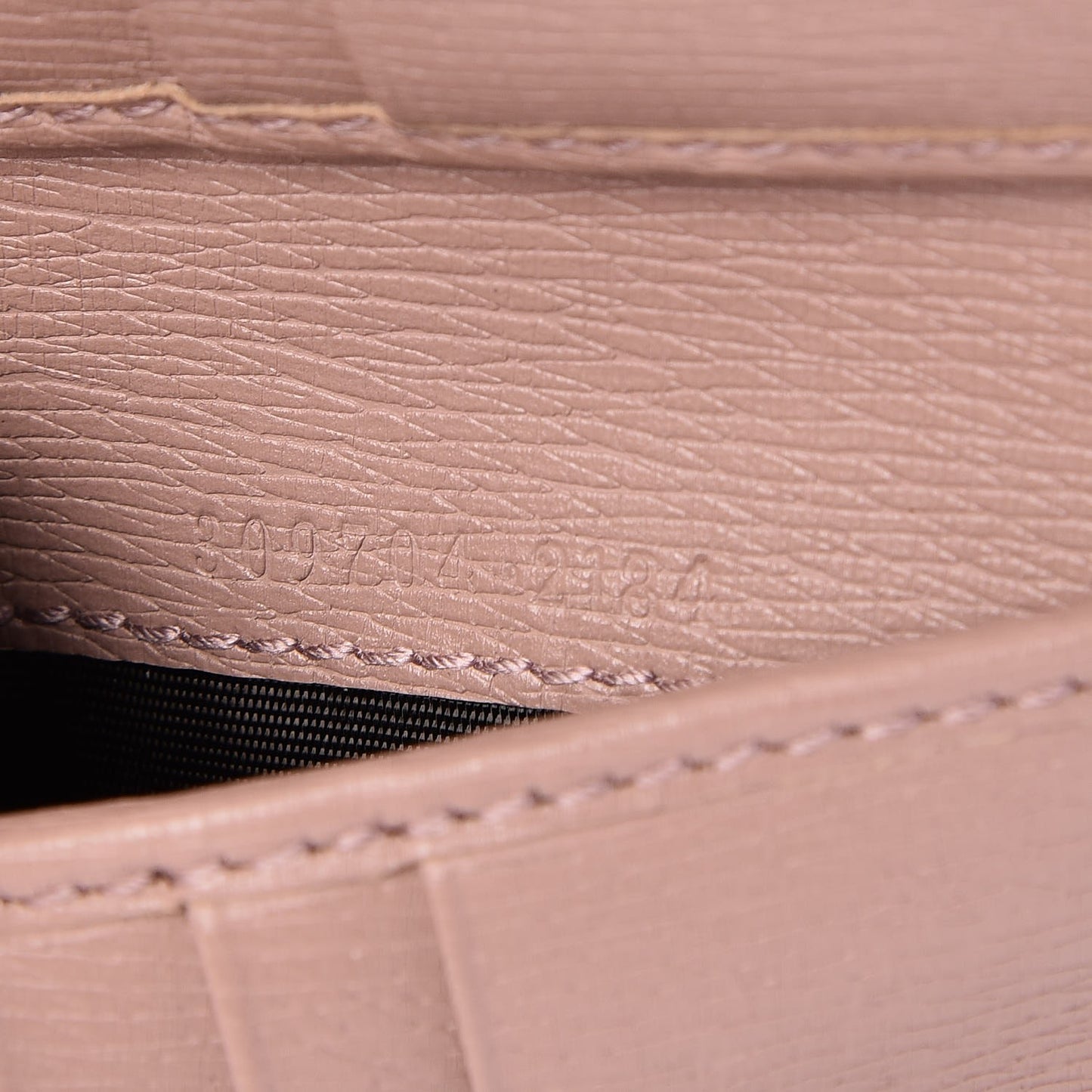 Calfskin Interlocking G French Flap Wallet Antique Rose