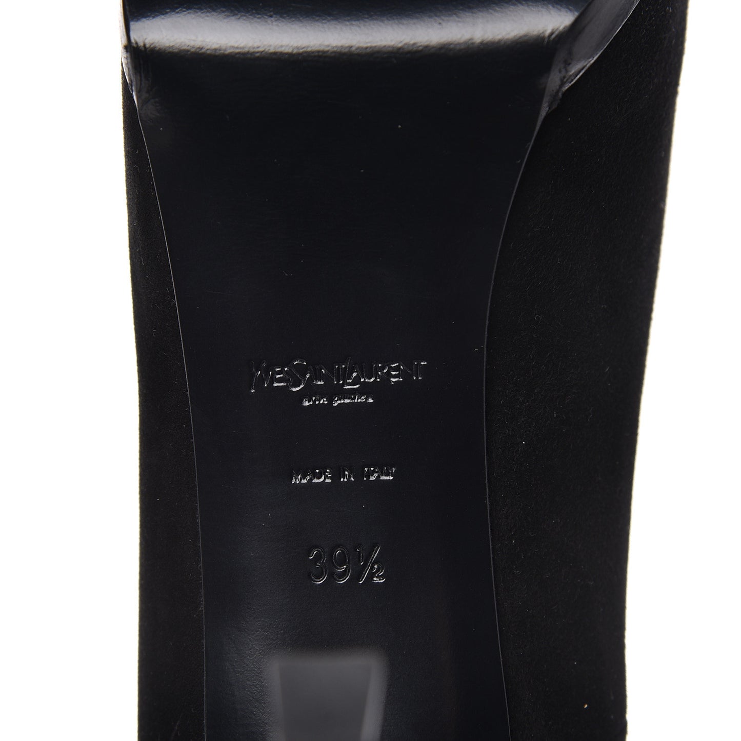 Suede Calfskin Tribtoo 80 Pumps 39.5 Black