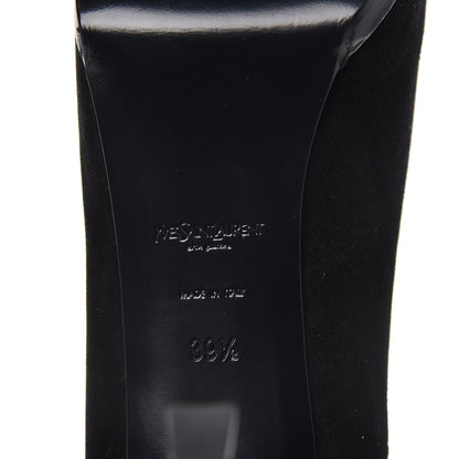 Saint Laurent Suede Calfskin Tribtoo 80 Pumps 39.5 Black 6 of 11