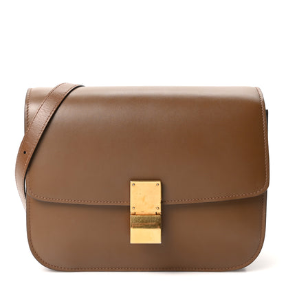 Celine Box Calfskin Medium Classic Box Flap Bag Camel 1 of 10