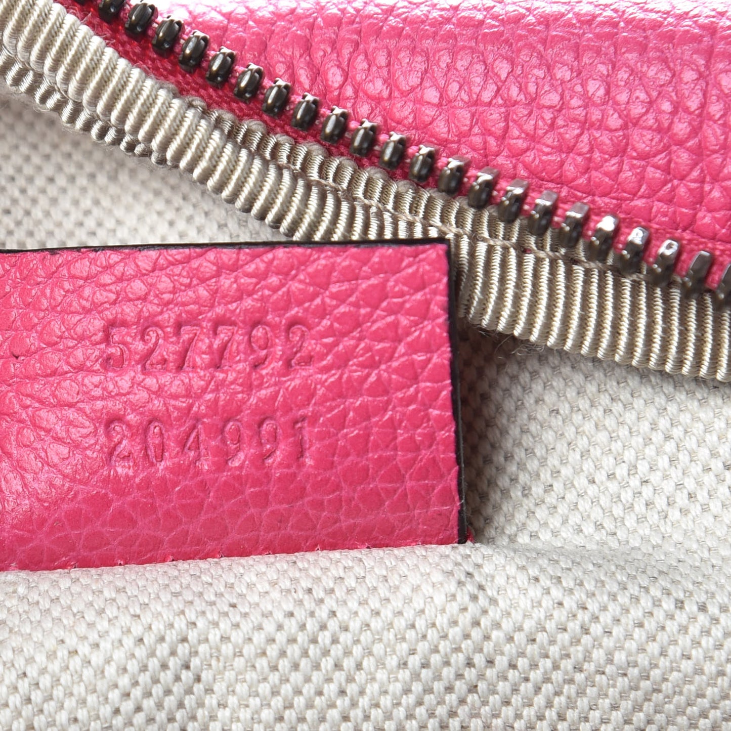 Grained Calfskin Small Logo Belt Bag Box Pink Green
