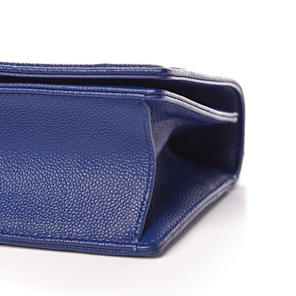 Christian Dior Grained Calfskin Small Diorama Flap Bag Bleu De Minuit 10 of 13