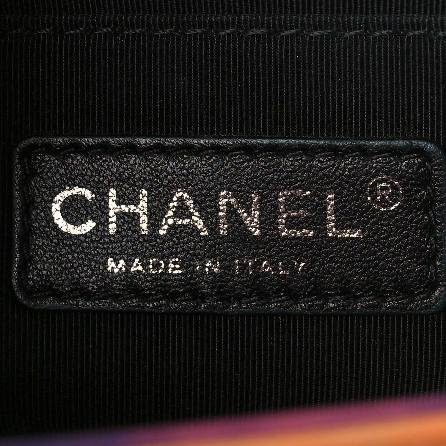 Chanel Printed Lambskin Quilted Medium Flower Power Boy Flap 5 of 12