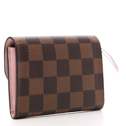 Louis Vuitton Damier Ebene Rosalie Coin Purse Rose Ballerine 3 of 6
