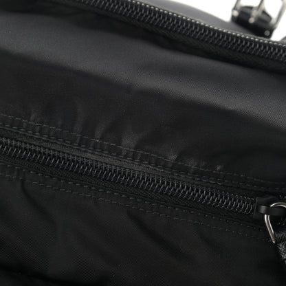 Prada Nylon New Vela Studded Messenger Black White 12 of 12