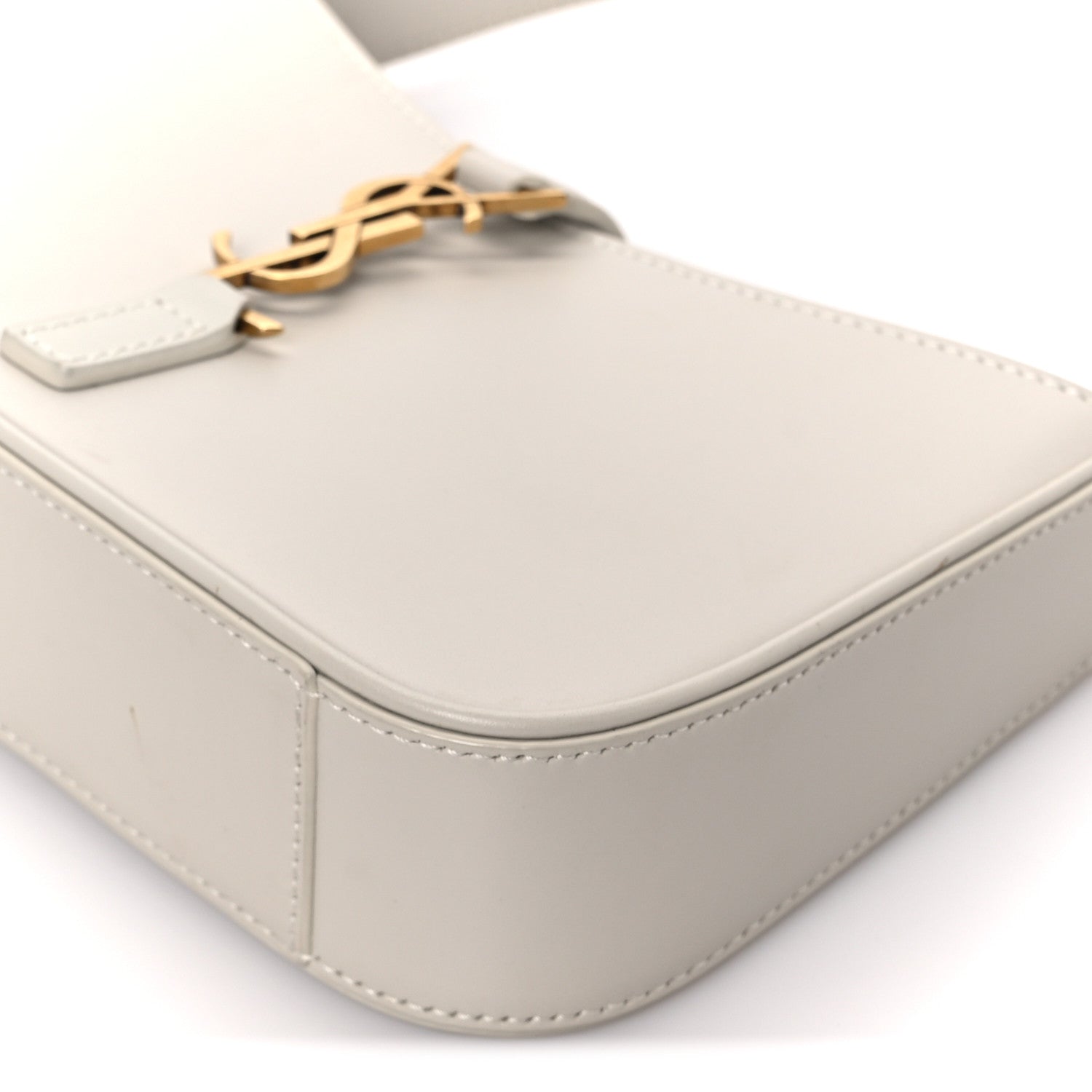 Saint Laurent Smooth Calfskin Le 5 A 7 Mini Hobo Crema Soft 9 of 9