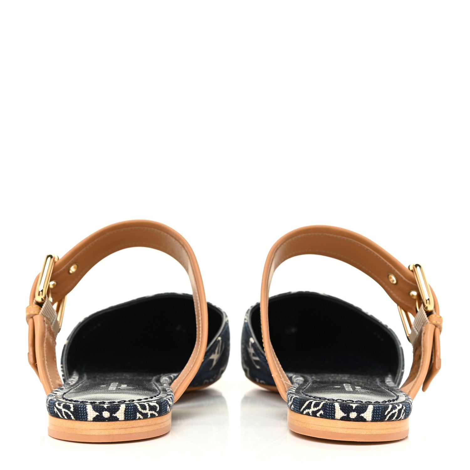 Louis Vuitton Since 1854 Sofia Flat Mule 40 Blue 4 of 9
