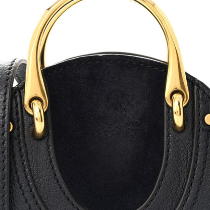Chloe Shiny Goatskin Suede Mini Pixie Bag Full Blue 6 of 9