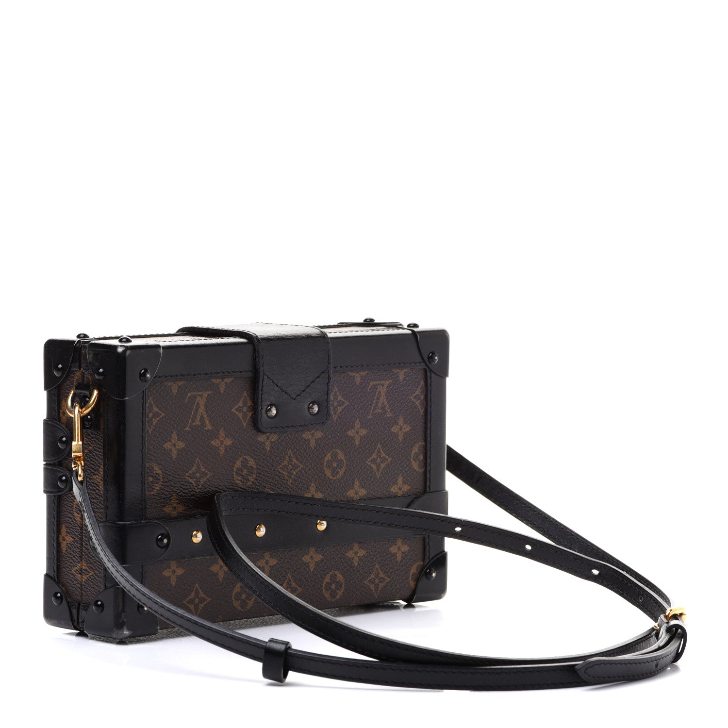 Louis Vuitton Monogram Petite Malle Black 3 of 18