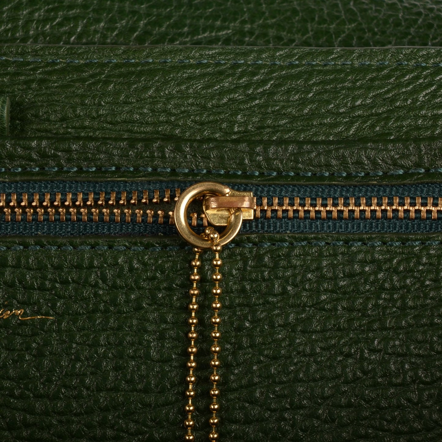 3.1 Textured Calfskin Medium Pashli Satchel Jade