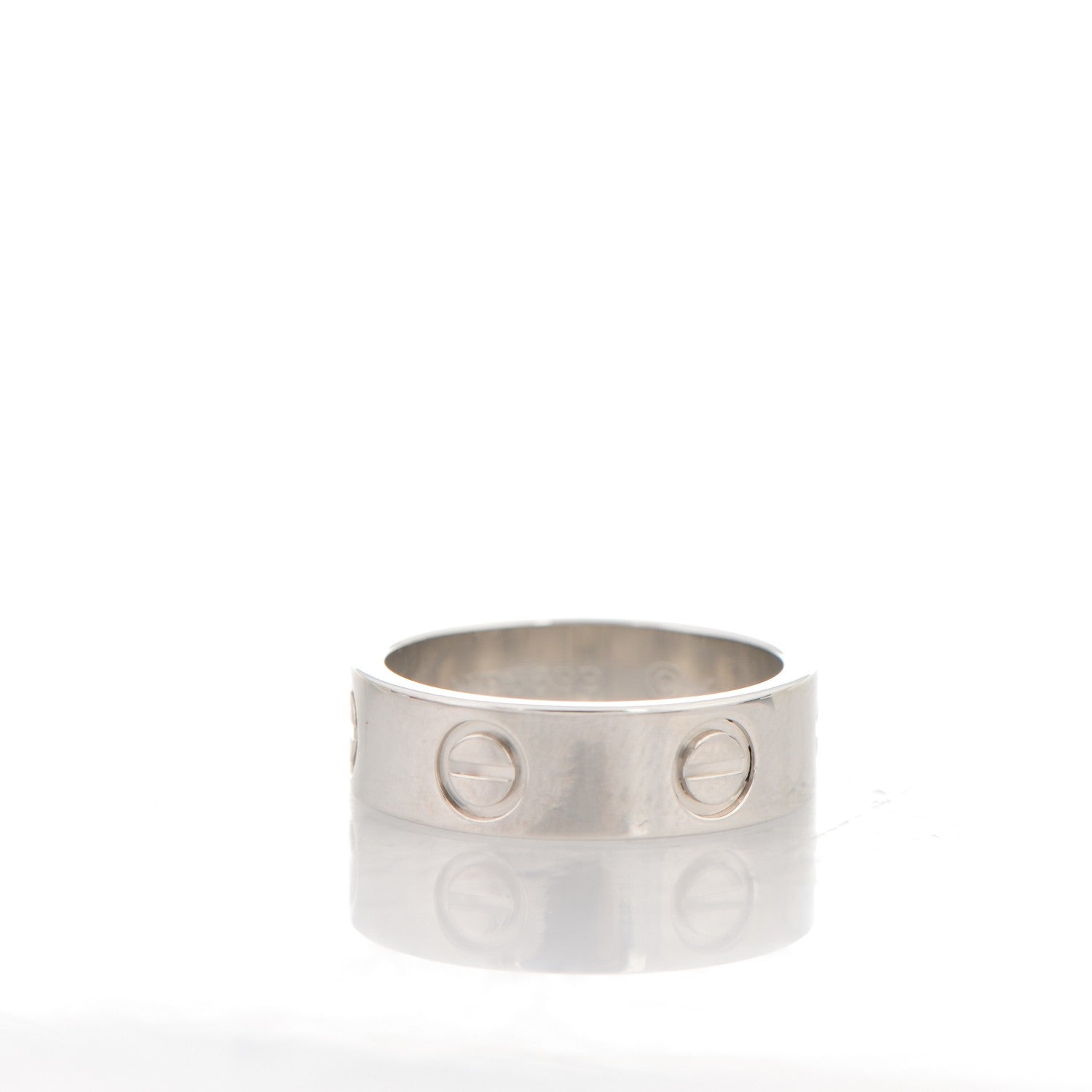 Cartier Platinum 5.5mm LOVE Ring 50 5.5 3 of 6