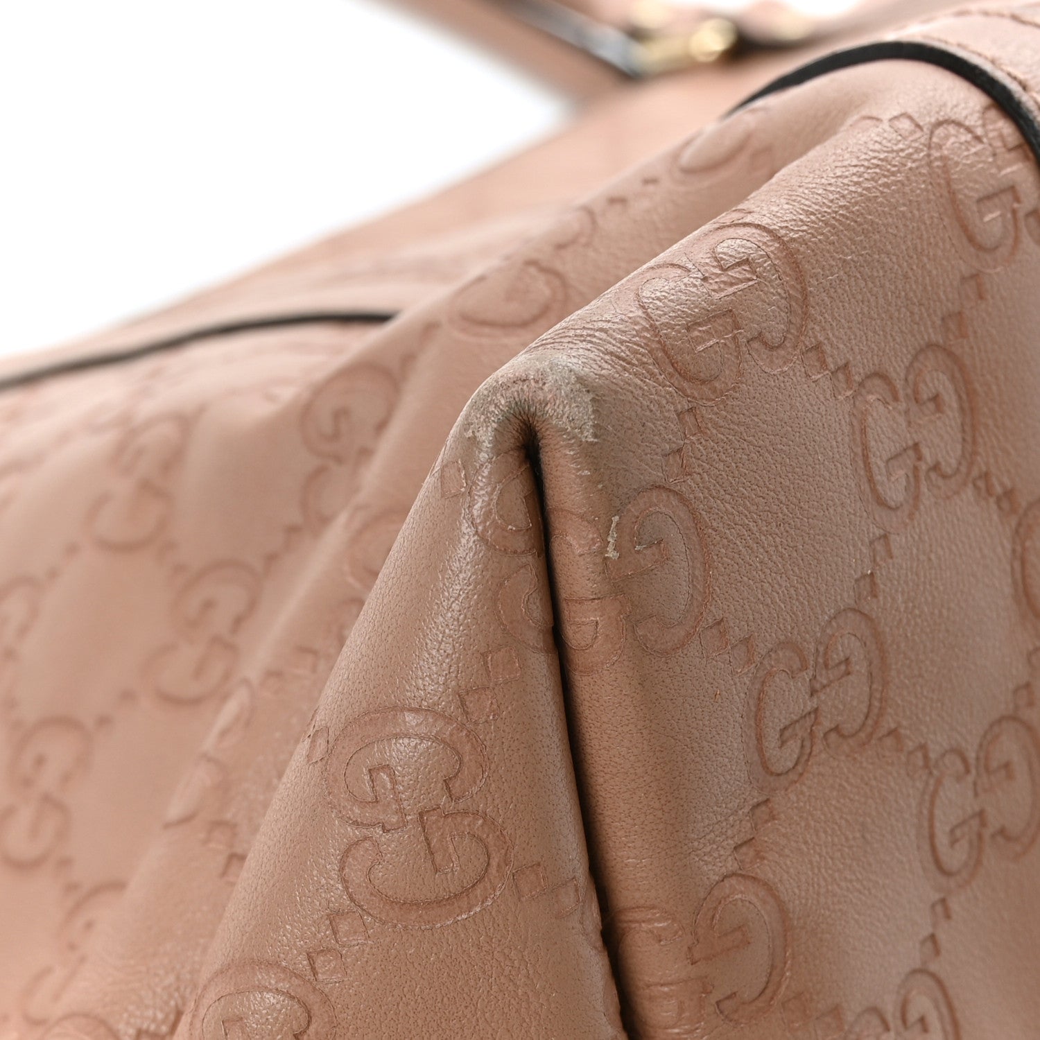 Gucci Guccissima Vitello Tender Medium Joy Tote Winter Rose 8 of 11