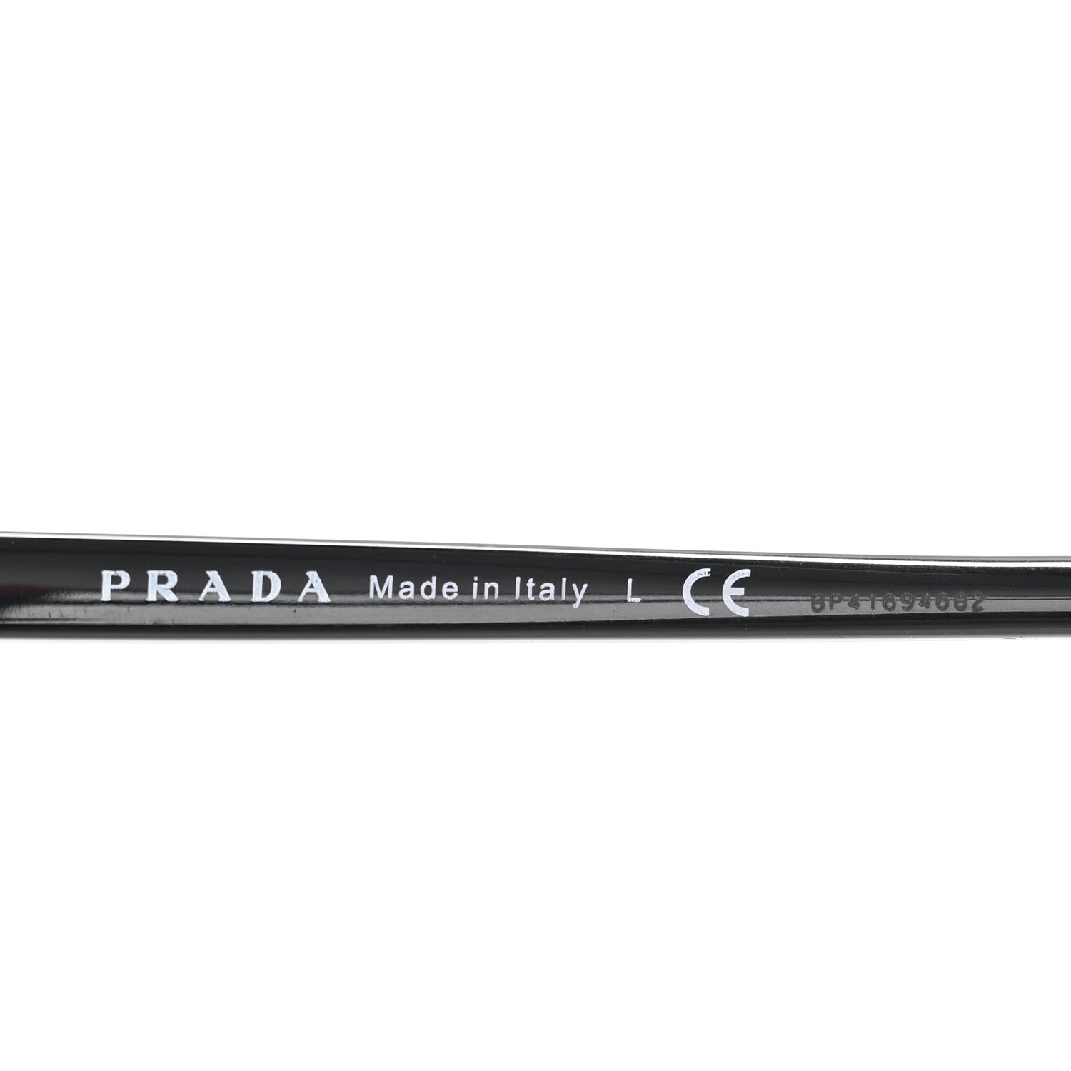 Prada Acetate Cat Eye Sunglasses SPR 01V Black 5 of 8