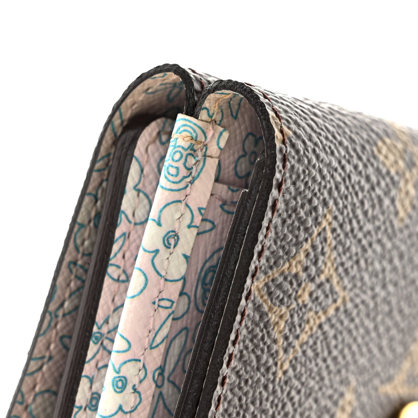 Monogram Fleuri Elise Wallet Rose