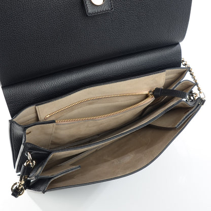 Chloe Calfskin Medium Faye Shoulder Bag Black 8 of 8