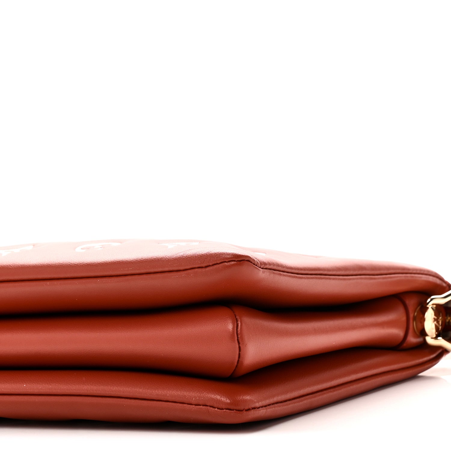Louis Vuitton Lambskin Embossed Monogram Coussin PM Terracotta Brown 11 of 11