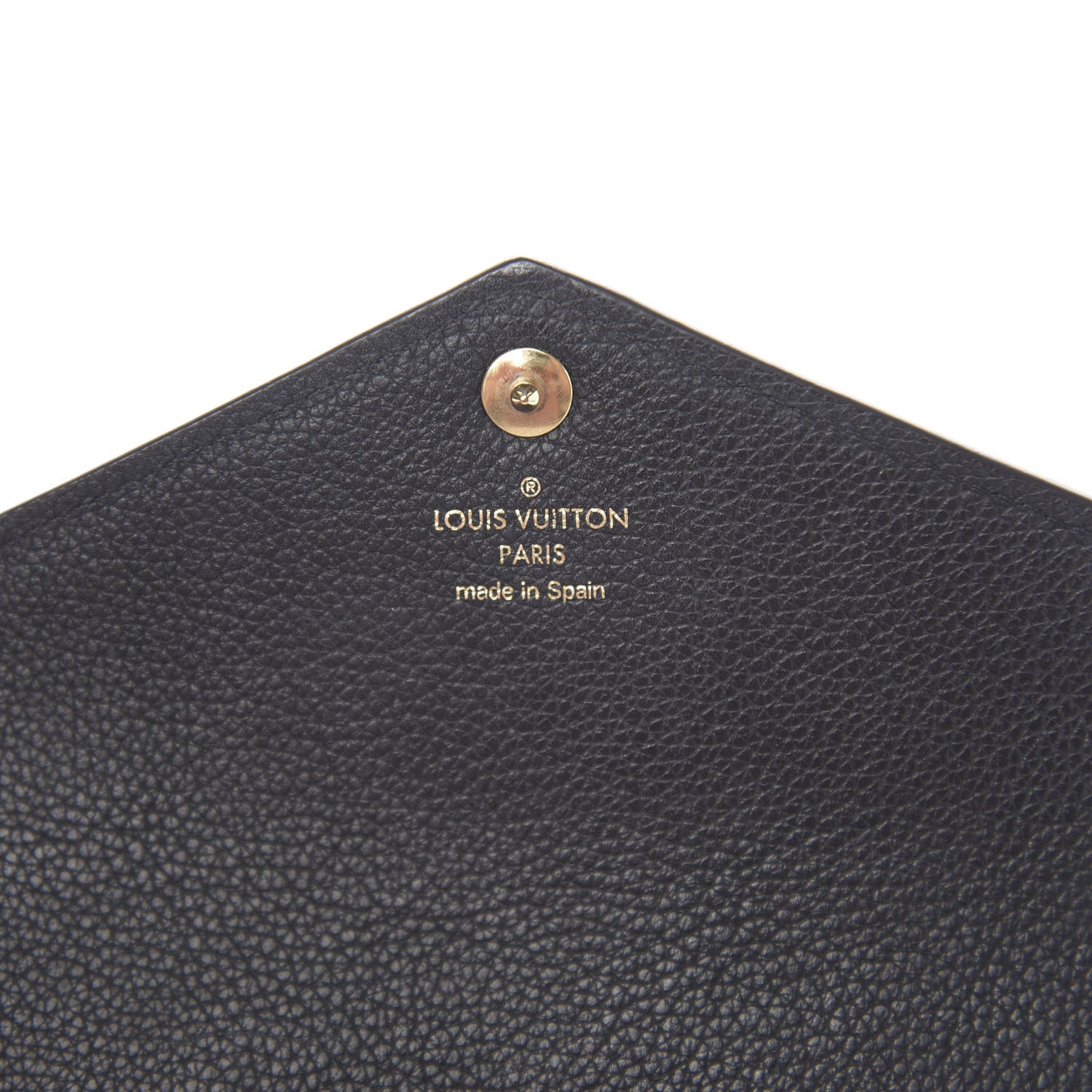 Louis Vuitton Calfskin Double V Wallet Black 5 of 6