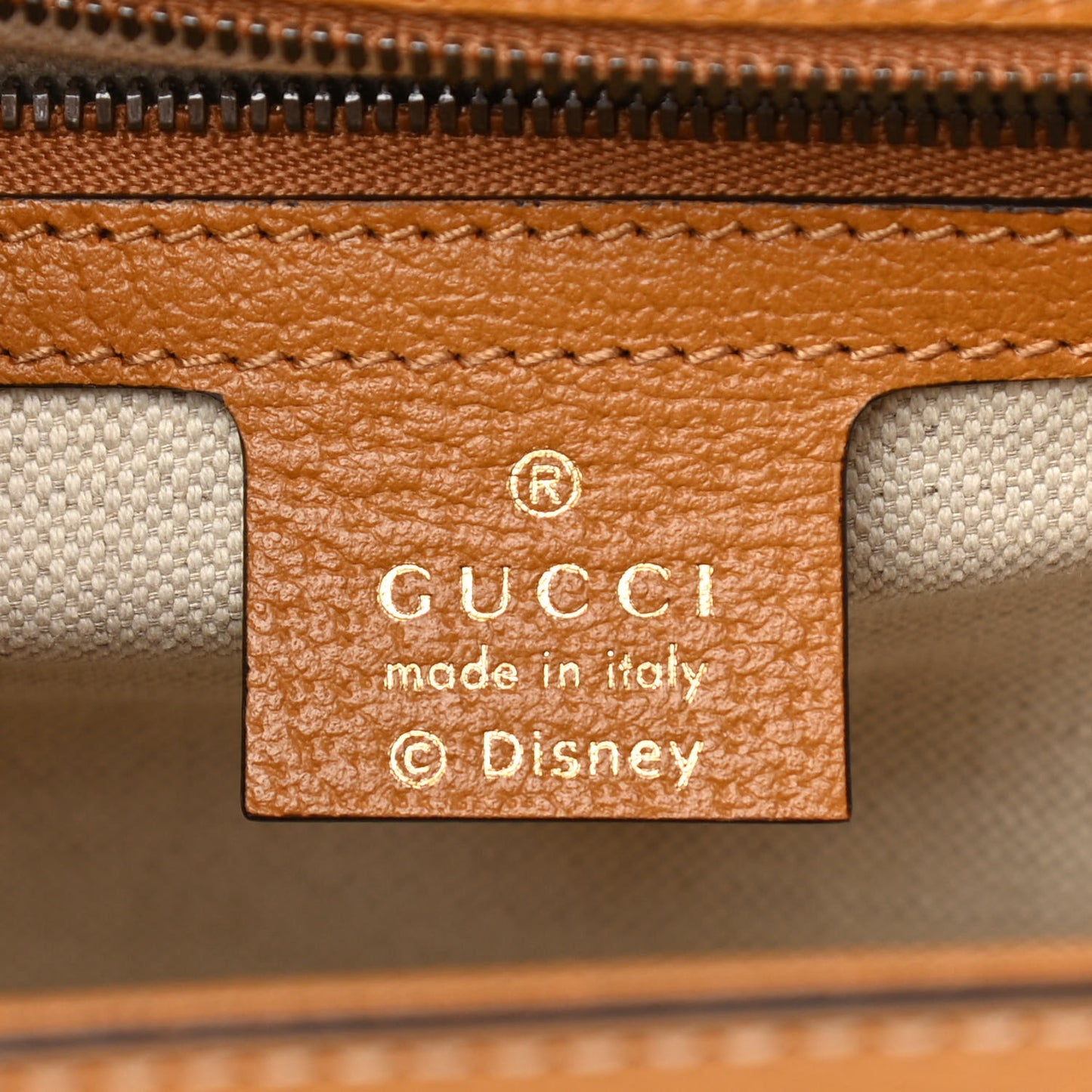 X DISNEY Mini Vintage GG Supreme Monogram Mickey Mouse Small Flap Messenger Bag Beige Vintage Sun Oil