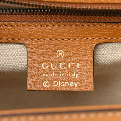 Gucci X DISNEY Mini Vintage GG Supreme Monogram Mickey Mouse Small Flap Messenger Bag Beige Vintage Sun Oil 6 of 12
