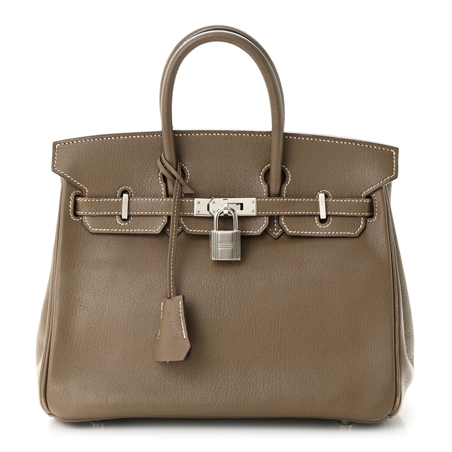 Hermes Chevre Mysore Birkin 25 Etoupe 1 of 10