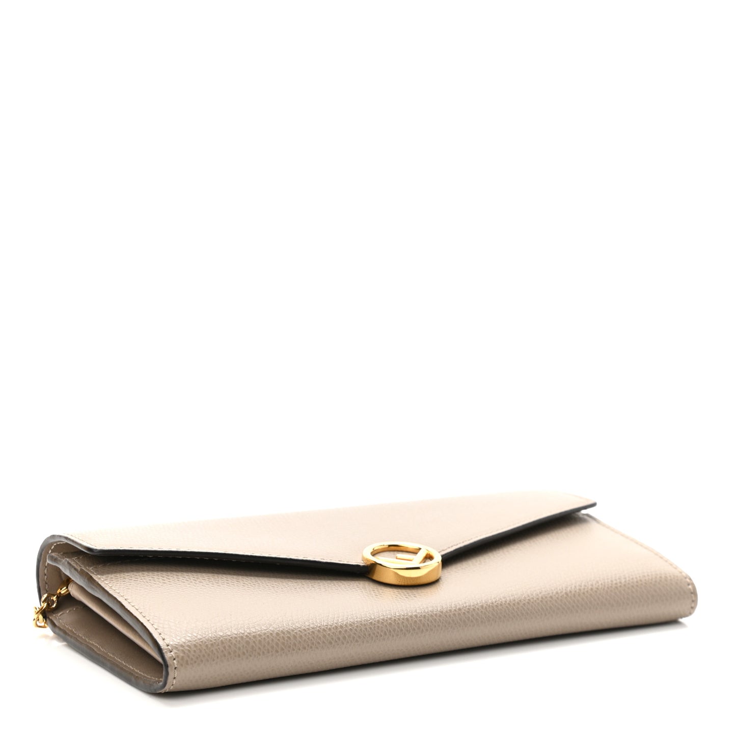 Vitello Cruise F is Fendi Continental Envelope Wallet on Chain Tortora