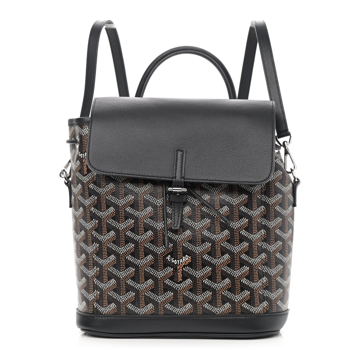 Goyard Goyardine Calfskin Mini Alpin Backpack Black 1 of 9