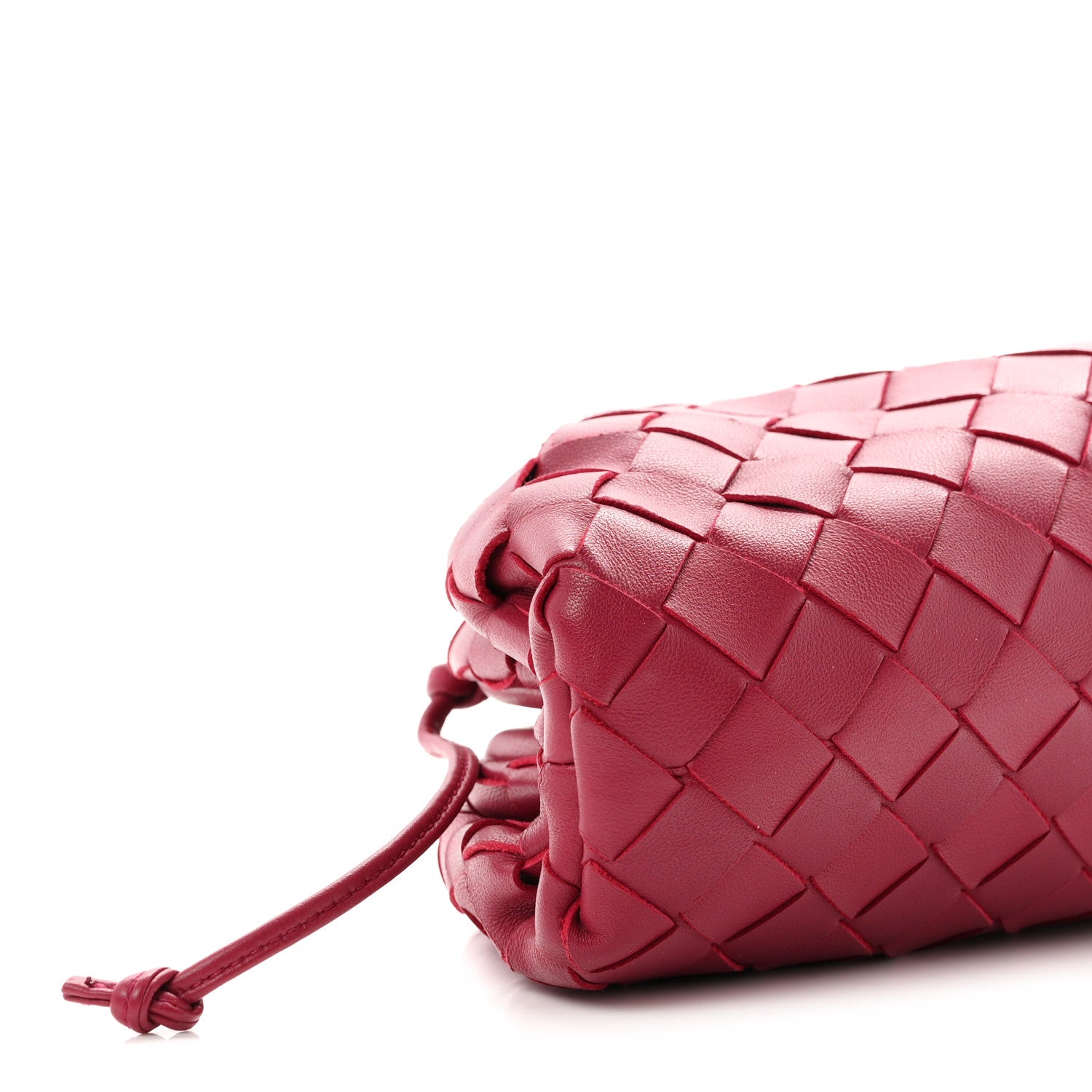 Bottega Veneta Nappa Intrecciato The Mini Pouch Bordeaux 9 of 10