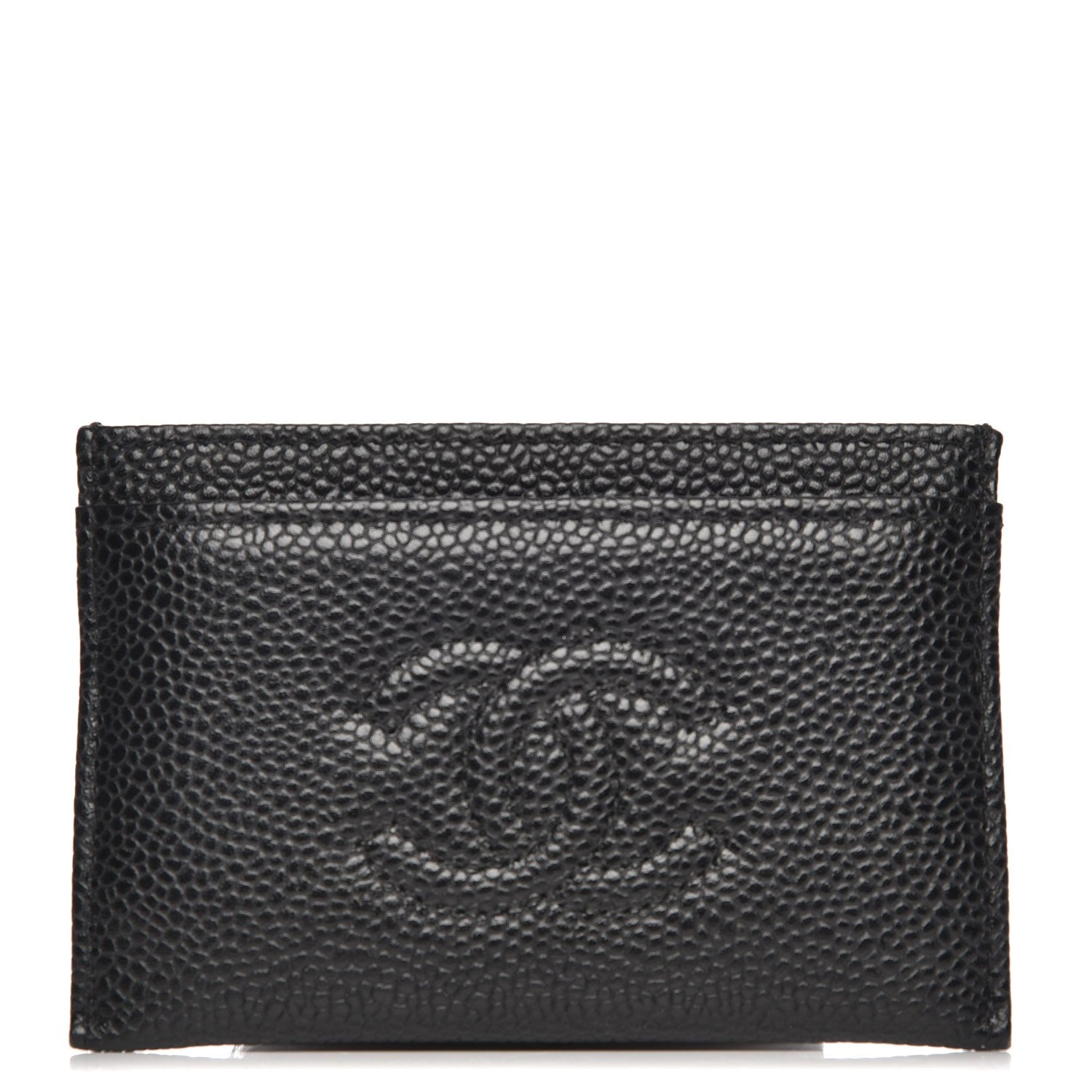 Chanel Caviar Timeless CC Card Holder Black 1 of 9
