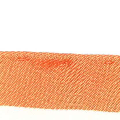 Hermes Silk Figures Libres Scarf 90 Orange Creme Noisette 8 of 11