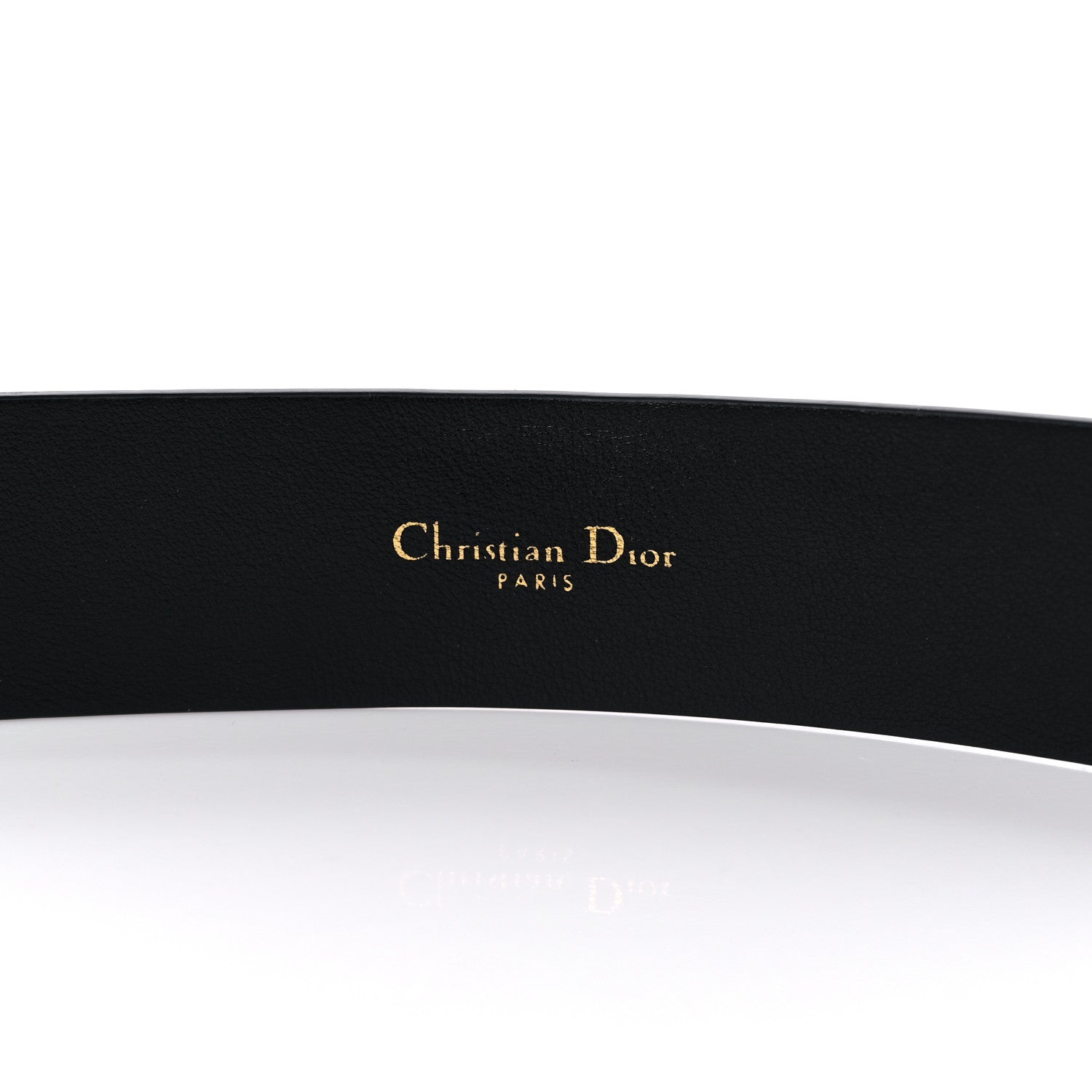 Christian Dior Calfskin 35mm Montaigne Belt 85 34 Black 4 of 6