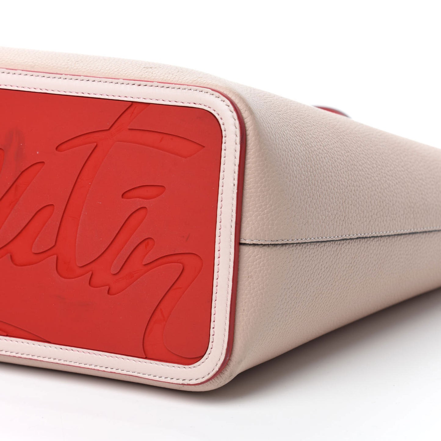 Calfskin Spikes East West Cabata Tote Ballerina