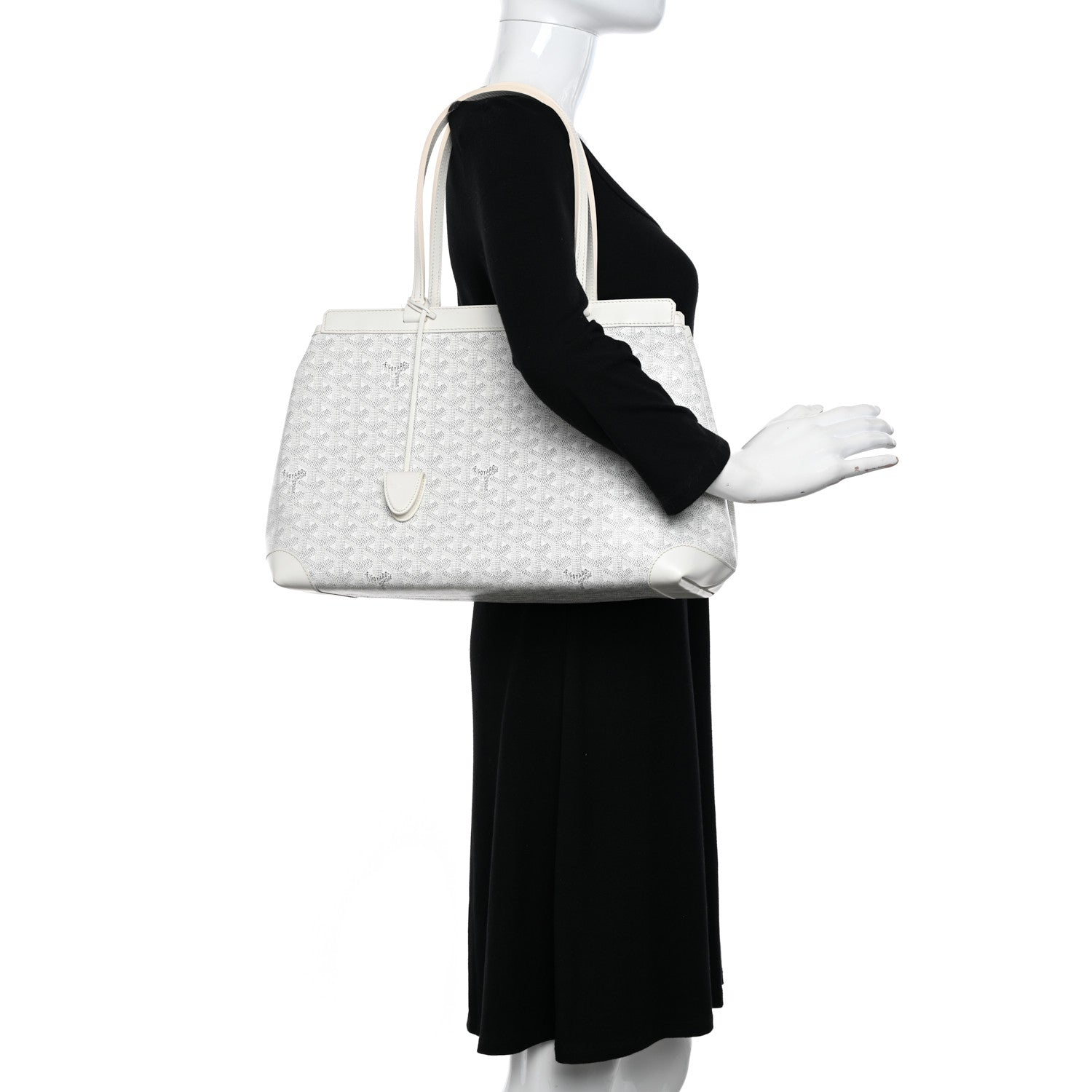 Goyard Goyardine Bellechasse PM White 2 of 18