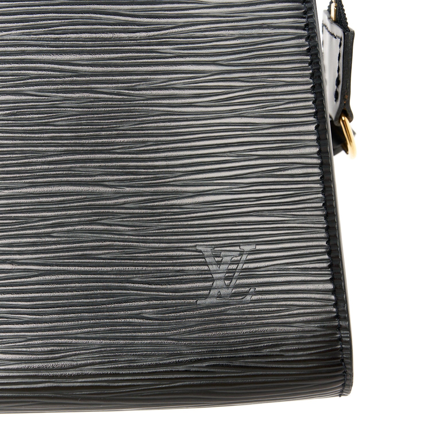 Louis Vuitton Epi Pochette Accessories 21 Black 8 of 11