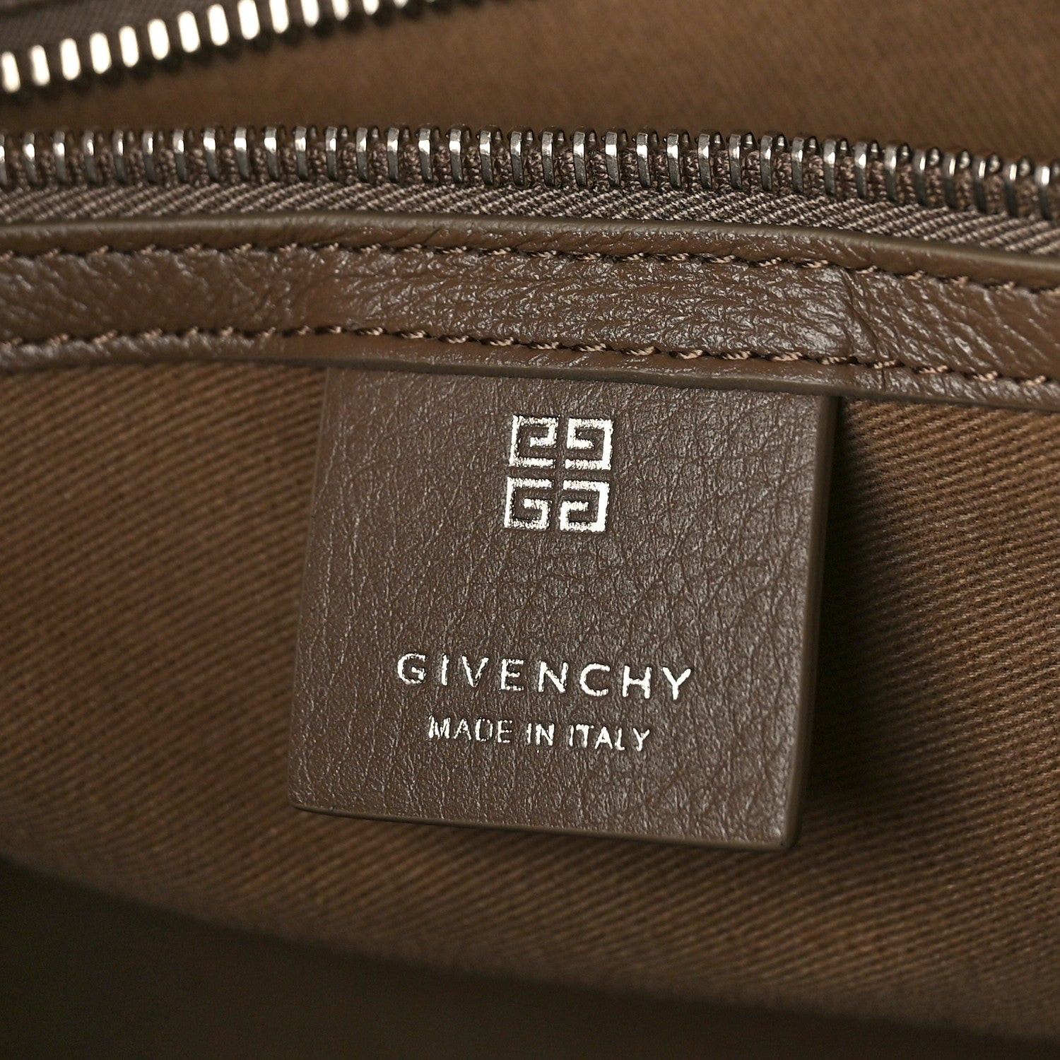 Givenchy Tumbled Calfskin Medium Voyou Bag Taupe 6 of 9