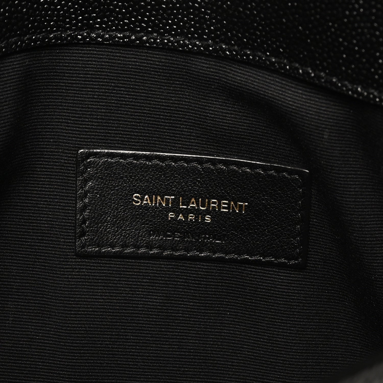 Saint Laurent Grain De Poudre Uptown Pouch Black 10 of 16