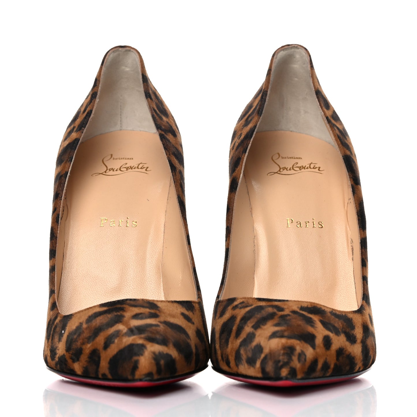Veau Velours Pigalle Follies 100 Pumps 41 Leopard