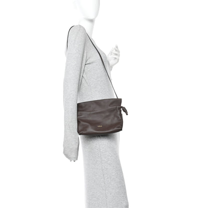 Loewe Calfskin Mini Flamenco Knot Bag Chocolate 2 of 14