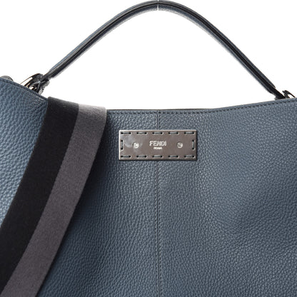 Fendi Cuoio Romano Glazed Fabric FF 1974 Peekaboo X-Lite Fit Tempesta Multicolor 9 of 9