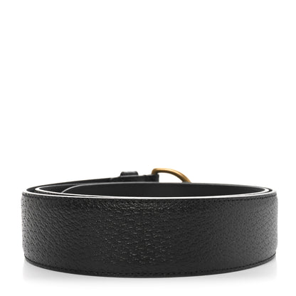 Gucci Textured Dollar Calfskin 40mm Belt 90 36 Black 2 of 5