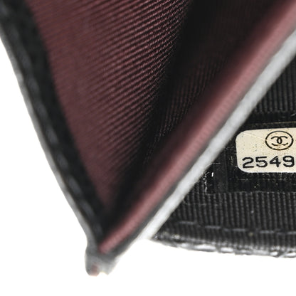 Chanel Caviar Quilted Flap Card Holder Black 8 of 10