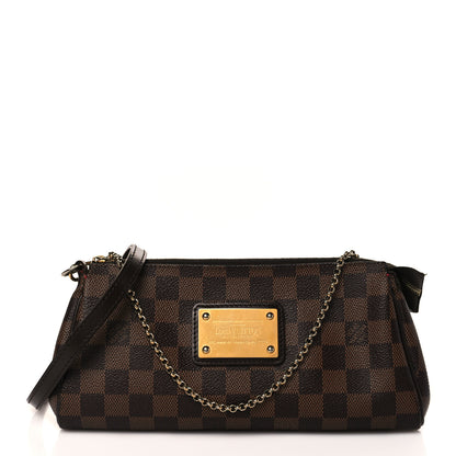 Louis Vuitton Damier Ebene Eva Clutch 1 of 9